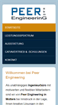 Mobile Screenshot of peer-engineering.at